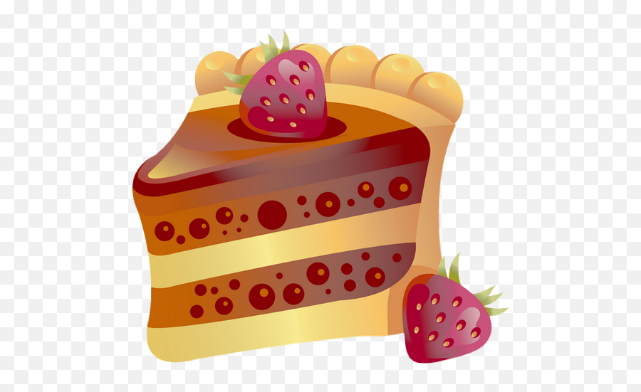 Cake Shortcake Strawberries Fruits - Part De Gateau Dessin Emoji,Shortcake Emoji