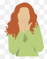 Woman Girl Surprised - Omg Png Emoji