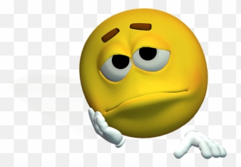 Emotiguy Sad Thoughtful - Whatsapp Face Sad Smiley Emoji,Sad Emoji