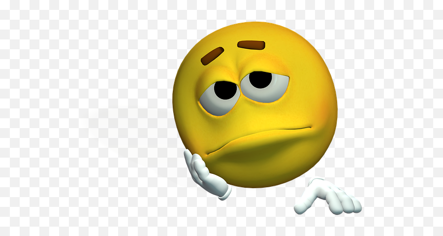 Emotiguy Sad Thoughtful - Whatsapp Face Sad Smiley Emoji,Sad Emoji