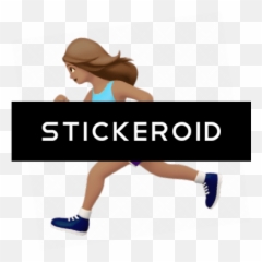 Appl Emoji Femal Worker - Press Up,Runner Emoji