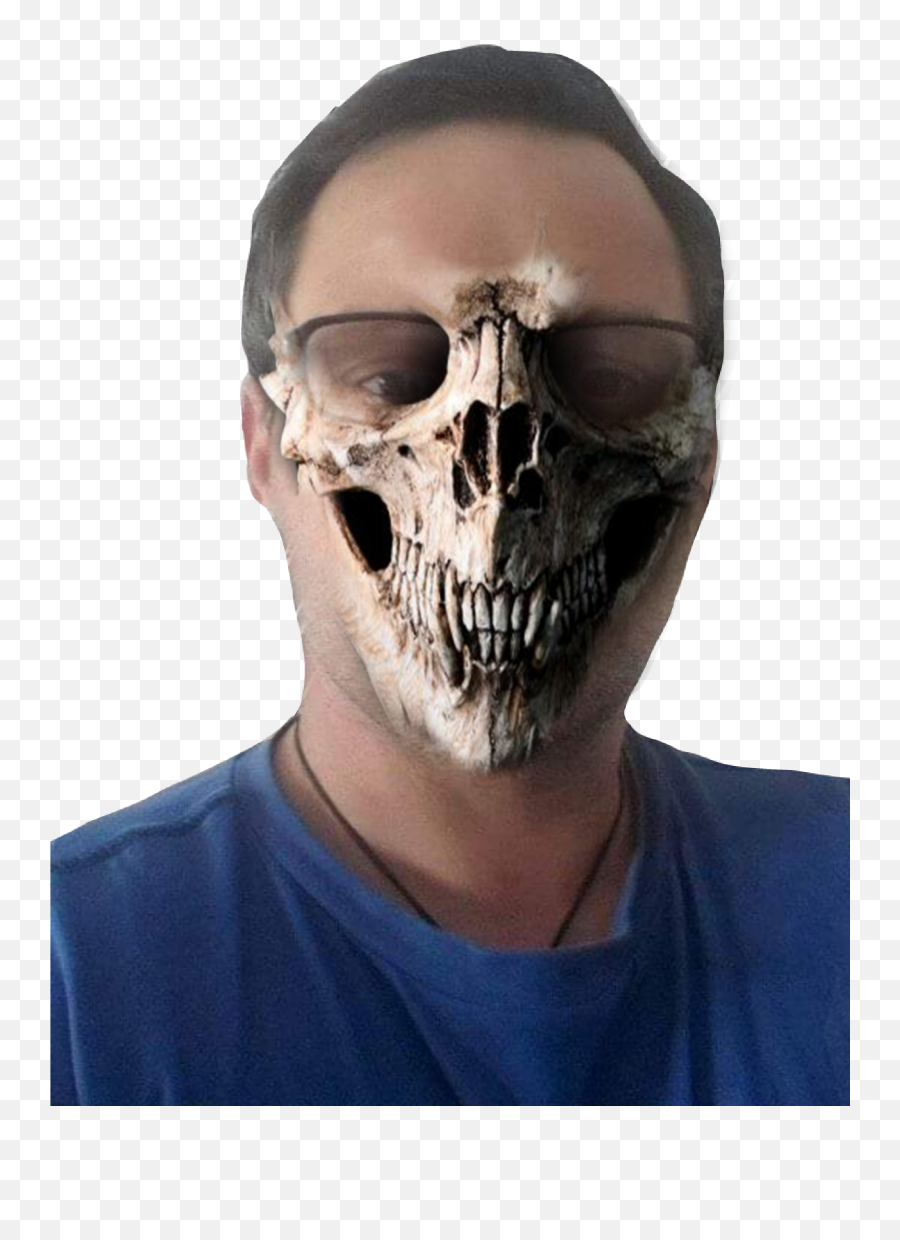 Men Face Mask Skull Skullface - Skull Emoji,Man Skull Emoji