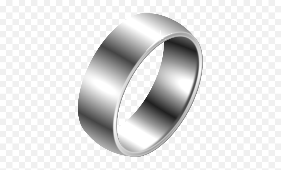 Wedding Ring Vector Graphics 02 - Silver Ring Transparent Background Emoji,Wedding Ring Emoji