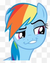 My Little Pony Confessions And Secrets - Rainbow Dash Face Emoji,Perv Emoticon Face
