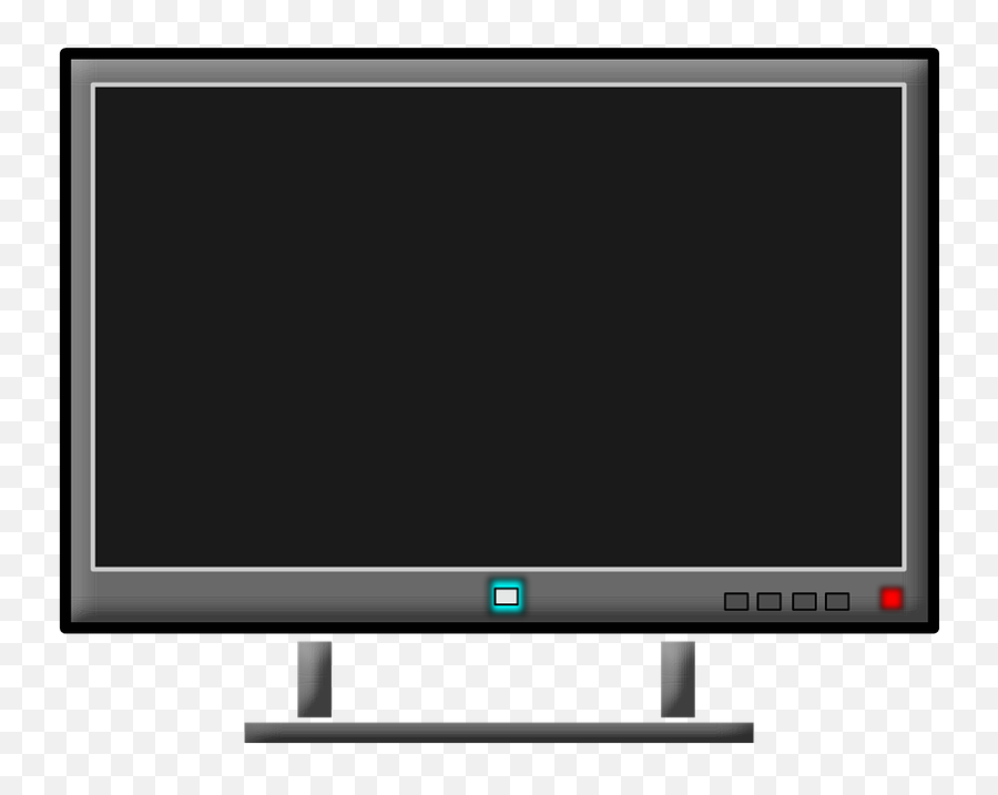 Television Monitor Tv - Lcd Display Emoji,Emoji Magnifying Glass Tv