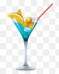 Cocktail - Cocktail Clipart Png Emoji,Martini Emoji