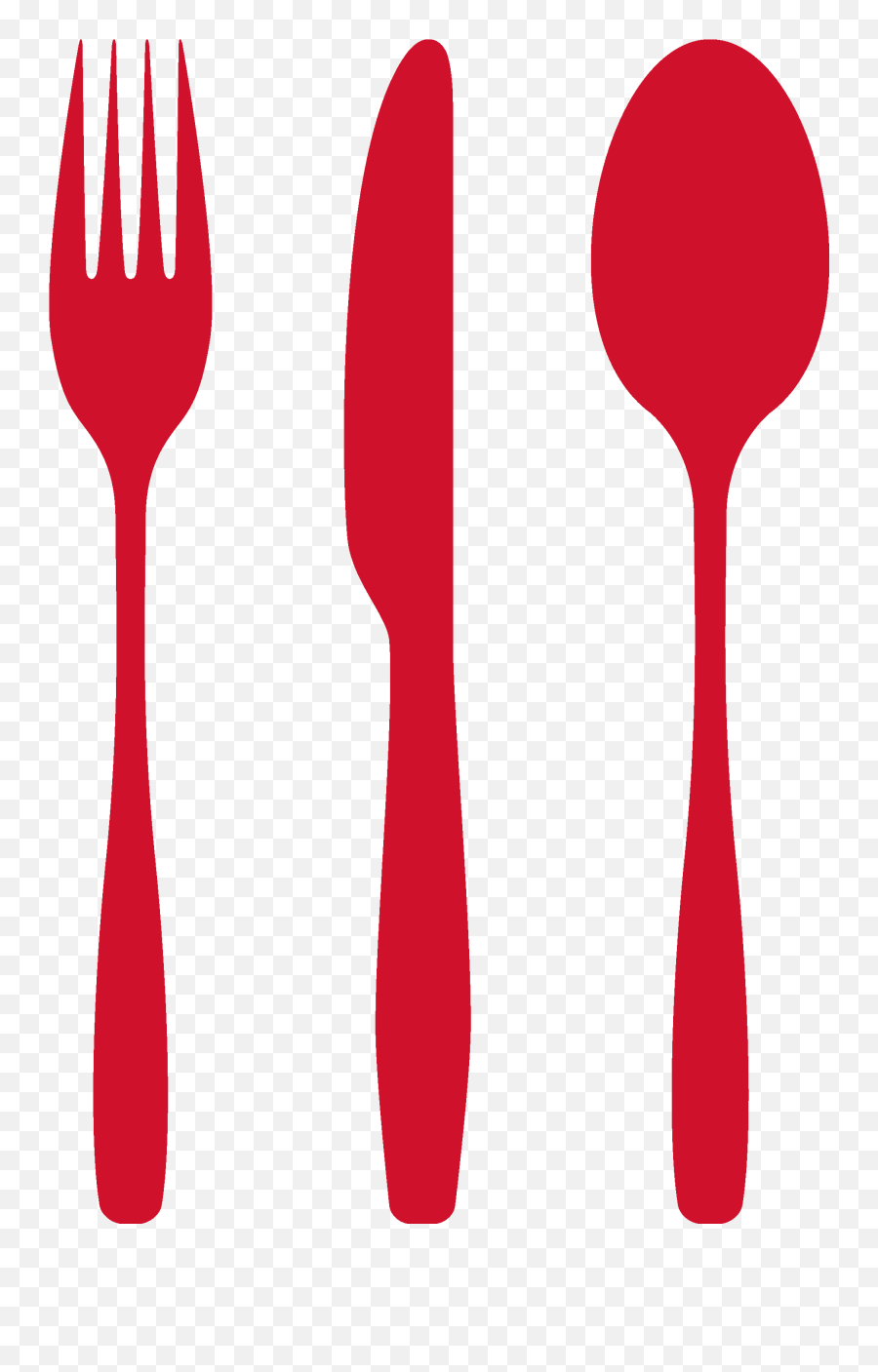 Fork Clipart Red Spoon Fork Red Spoon - Red Spoon And Fork Png Emoji,Spoon Emoji