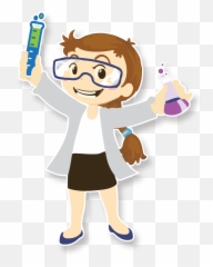 Scientist Clipart Woman Scientist Scientist Woman Scientist - Transparent Scientist Cartoon Png Emoji,Scientist Emoji