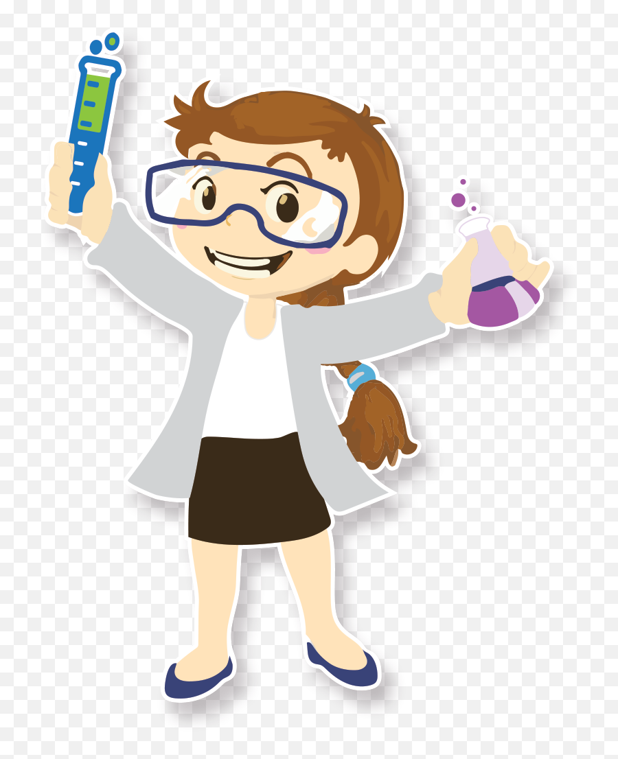Scientist Clipart Woman Scientist Scientist Woman Scientist - Transparent Scientist Cartoon Png Emoji,Scientist Emoji
