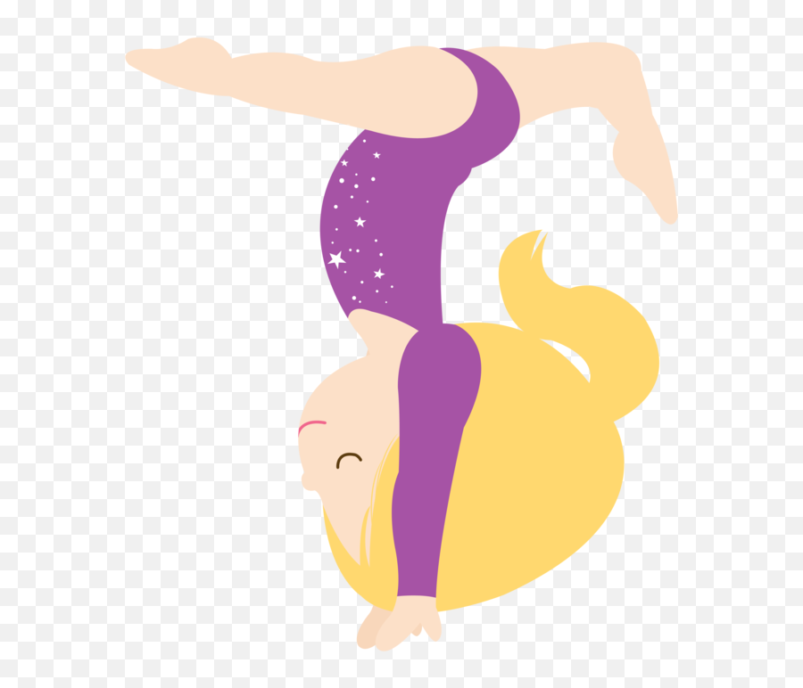 Gymnastics Clipart Acrobatics Gymnastics Acrobatics - Cute Gymnastics Girl Clipart Emoji,Gymnastics Emoji