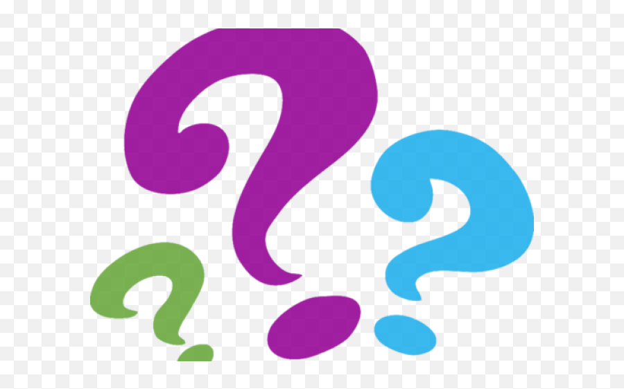 Question Marks Clipart Transparent - Question Mark Png Transparent Emoji,Question Mark Emoji Apple