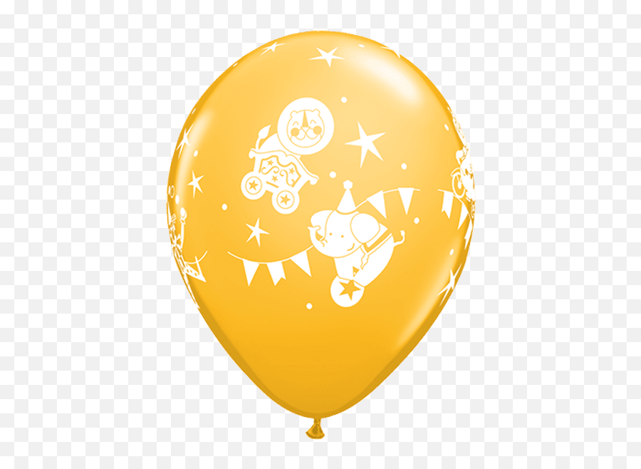 25 X 11 Qualatex Latex Balloons - Circus Parade Festive Balloon Emoji,Parade Emoji