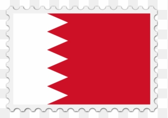 Bahrain Flag Stamp - Clip Art Emoji