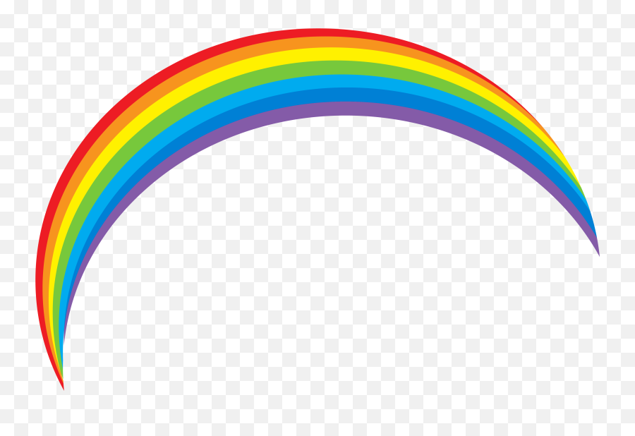 Pot Of Gold Rainbow Clipart - Transparent Rainbow Clipart Emoji,Pot Of Gold Emoji