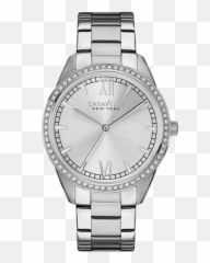 Caravelle NY by Bulova Crystal Accented 38mm Stainless Steel - Watch Emoji
