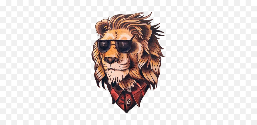 Mammal Png And Vectors For Free Download - Dlpngcom Lion Tattoo Old School Emoji,Lion Emoji Android
