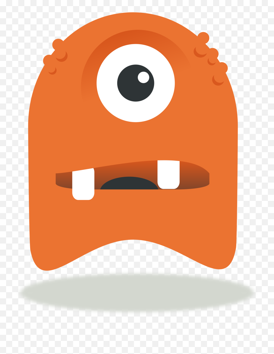 Orange Alien Clipart - Cartoon Monster Clip Art Emoji,Gremlin Emoji