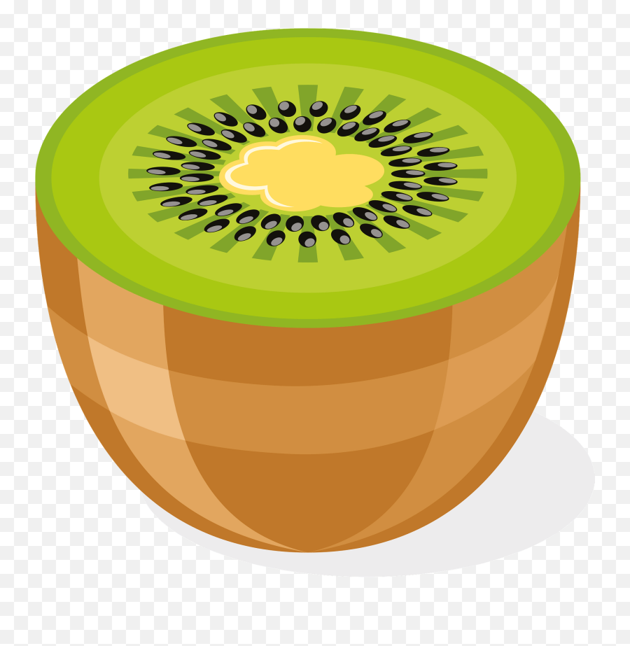 Kiwi Slice Clipart - Fruits Big Clipart Emoji,Kiwi Emoji