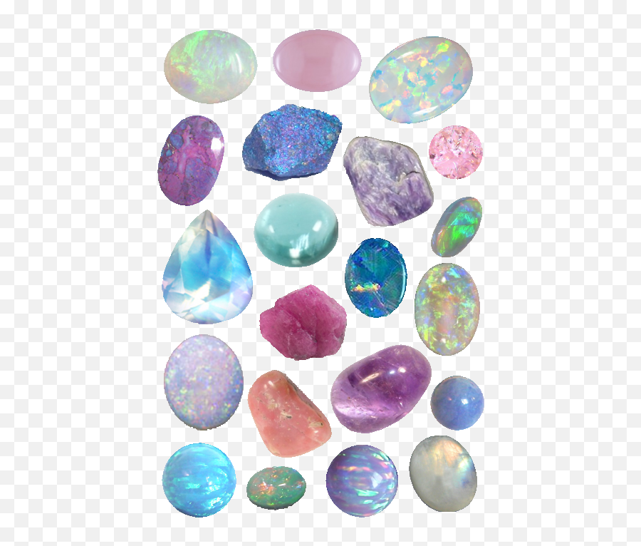 Minerals And Gemstones Stones - Opal Png Emoji,Gemstone Emoji
