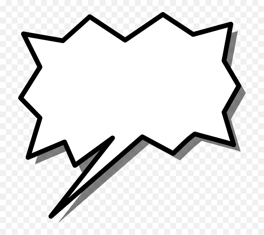 Speech Box Shape - Transparent Background Comic Bubble Emoji,Empty Box Emoji