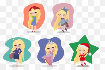 Chibi Girl Cartoon Teenager Princes - Hardest Hard Funny Riddles With Answers Emoji,Kitty Emoticon
