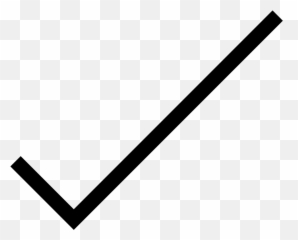 Check Mark 23x20 04 - Yes Tick In Black Emoji,Check Mark Emoji