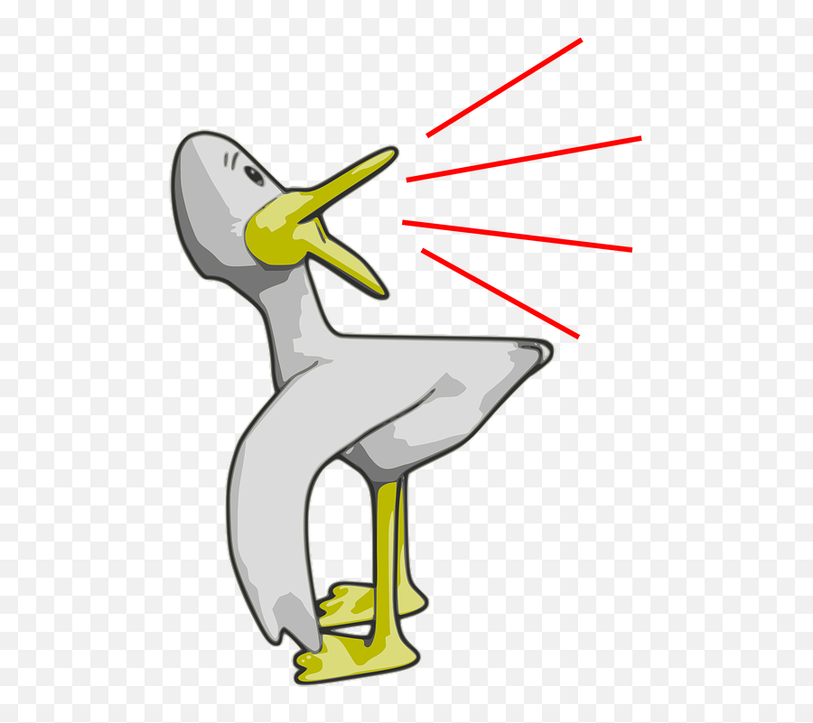 Duck Talking Cartoon - Duck Quacking Clipart Emoji,Fairy Tail Emoji