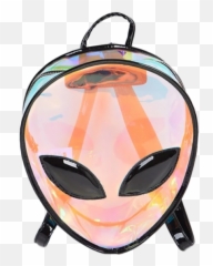 Alien Head Pvc Backpack - Medical Bag Emoji,Emoticon Backpack