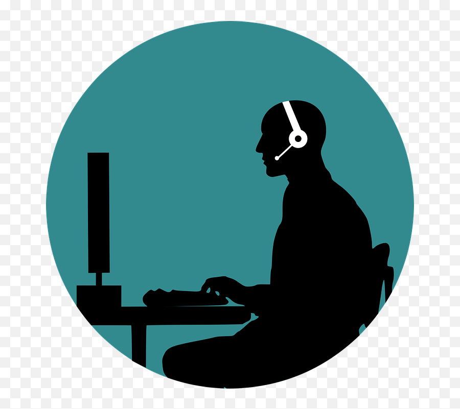 Call Customer Support - Businessman Silhouette Callcenter Emoji,Custom Emojis Iphone