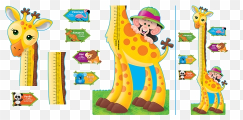 800 Calcomanías - Jirafa De Crecimiento Emoji
