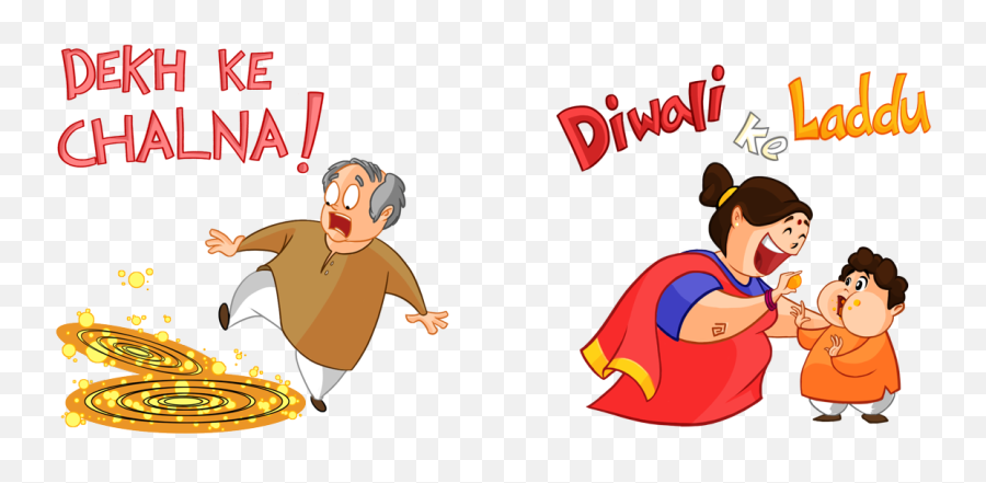 Diwali Sticker Pack - Sticker Pack Diwali Sticker Emoji,Indian Emoticons