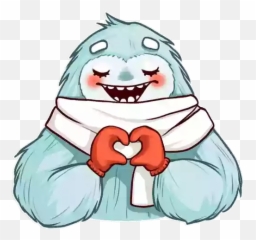 Fröhliche Weihnachten Whatsapp Stickers - Cute Yeti Emoji,Yeti Emoji