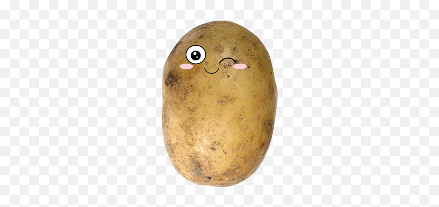 Kawaii Potato Emoji - Potato Emoji,Kawaii Emoji
