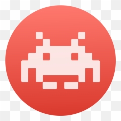 Antu Applications - Space Invaders Orange Emoji