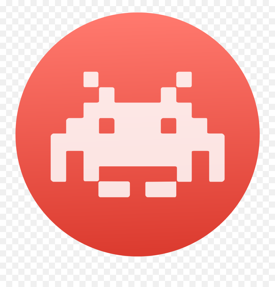 Antu Applications - Space Invaders Orange Emoji,Emoticon Games