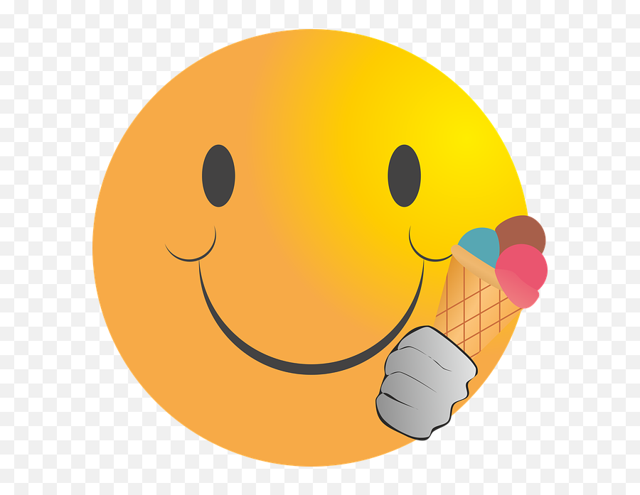 Smiley Png - Ice Cream Smiley Emoji,Emoticon