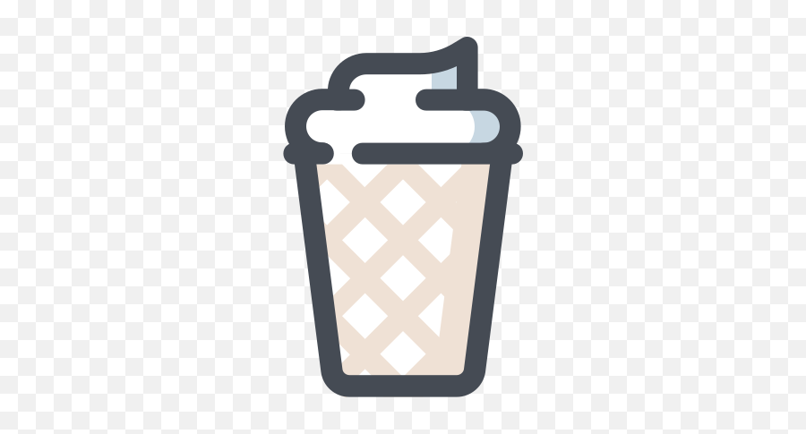 Ice Cream In Waffle Icon - Make Logos In Vectornator Emoji,Waffle Emoji