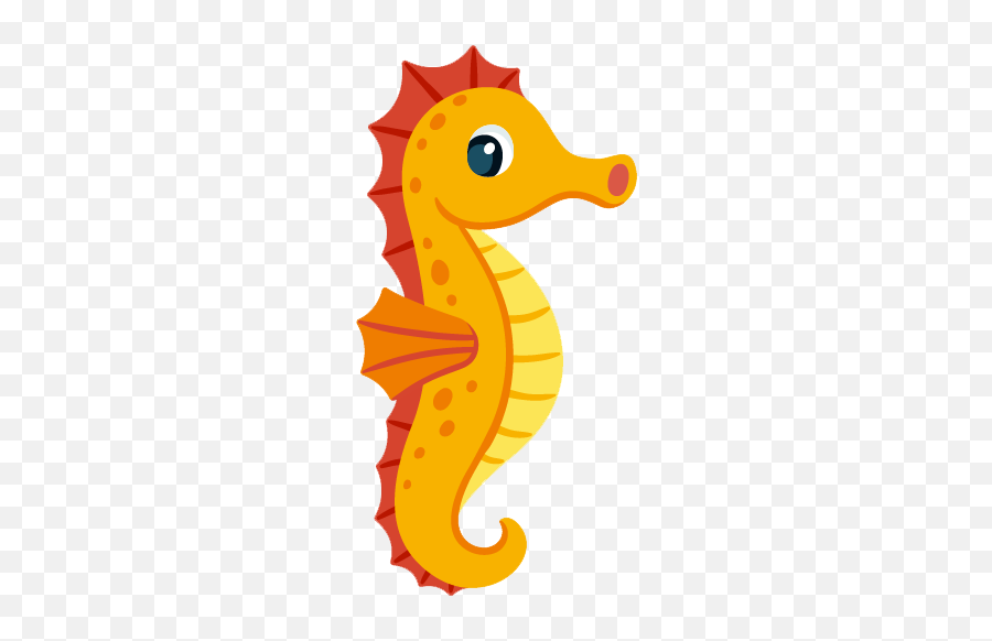 Seahorse Clipart Transparent - Sea Horse Clipart Png Emoji,Seahorse Emoji