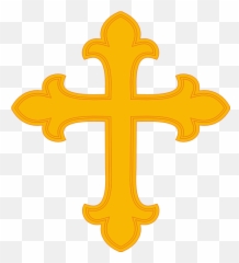 Fancy Cross Clipart - Gold Cross Clipart Png Emoji,Fancy Emoji
