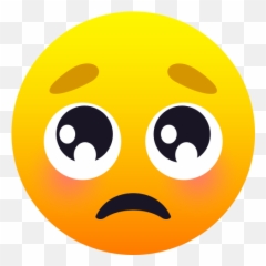 Emoji Face Begging To Be Copied - Pleading Emoji Gif,Mouth Drooling Emoji