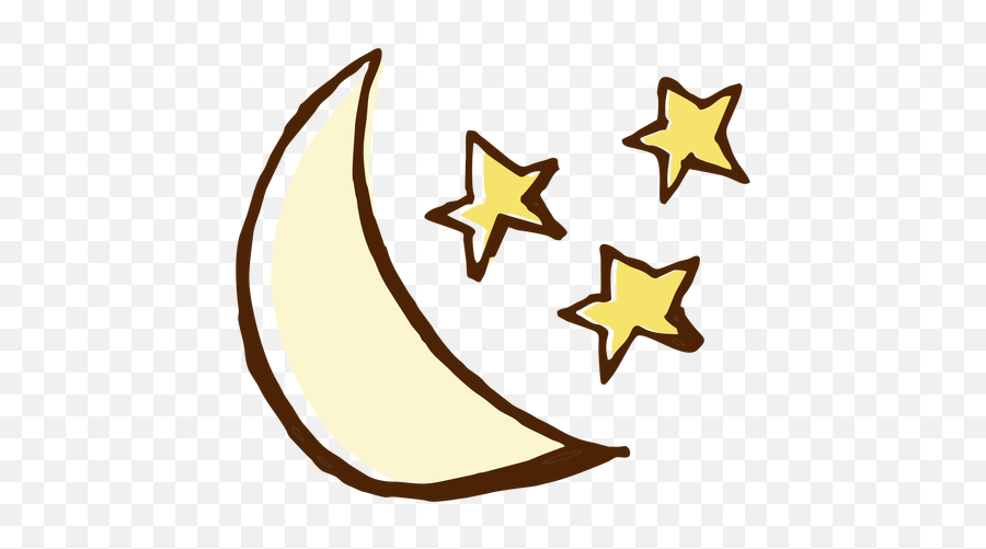 Stars And Moon Icon Illustration - Transparent Png U0026 Svg Luna Y Estrellas Ilustracion Emoji,Stars Emoji