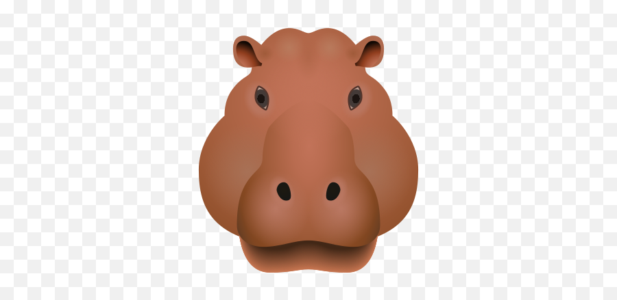 Hippopotamus Icon - The Waffle House Emoji,Hippo Emoji
