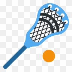Lacrosse Emoji - Transparent Lacrosse Stick Clipart,Lacrosse Emoji