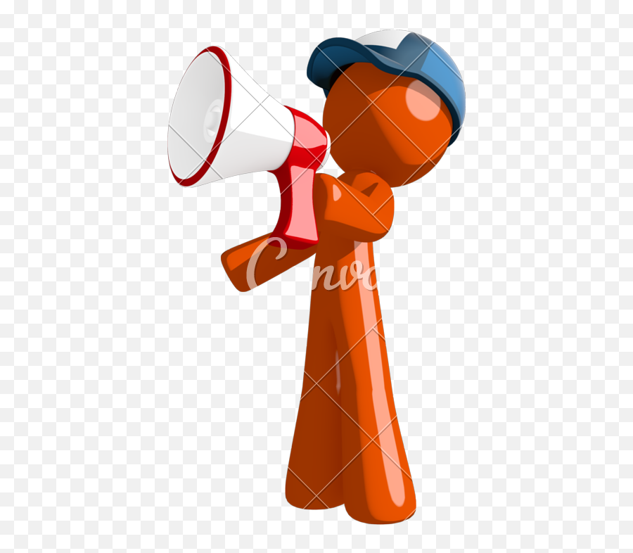 Clipart Man Megaphone Clipart Man Megaphone Transparent - Fictional Character Emoji,Bullhorn Emoji