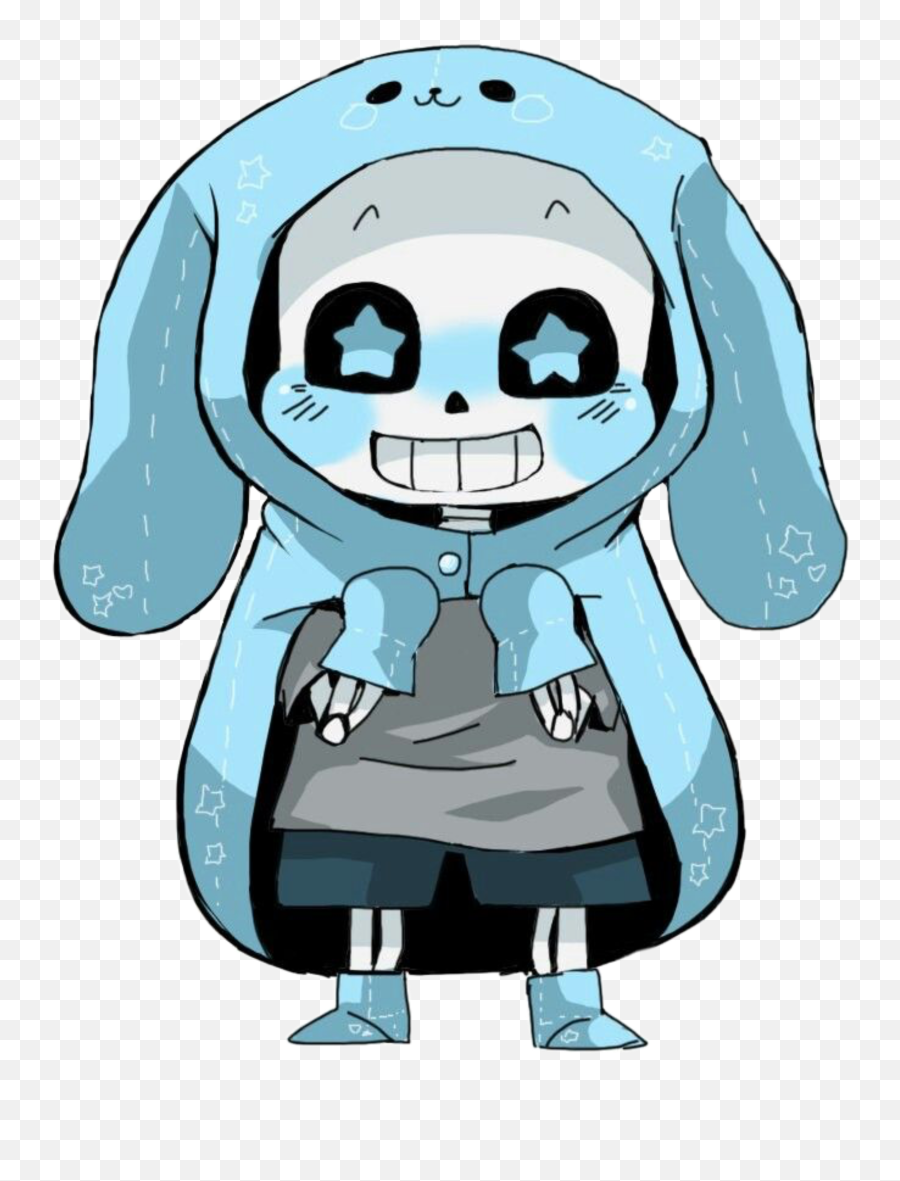 Blueberrysans Sticker - Adorable Undertale Sans Fanart Emoji,Nibba Emoji