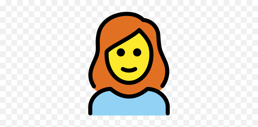 Red Hair Emoji - Woman Emoji,Red Eye Emoji
