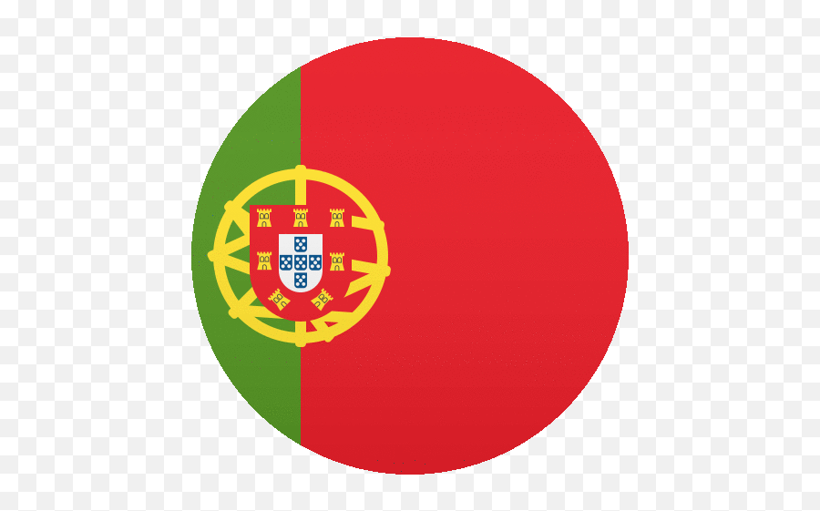 Portugal Flags Gif - Portugal Flag Circle Icon Emoji,Portuguese Flag Emoji