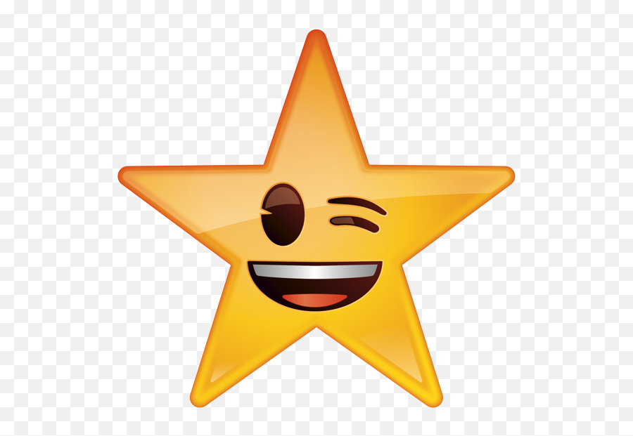 Emoji - Smiley,Star Face Emoji