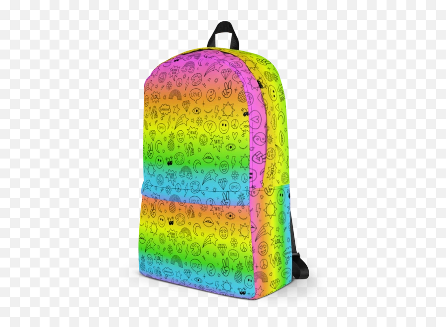 Doodle Icons Backpack - Passtell Ranbow Backpack Emoji,Backpack Emoji Png