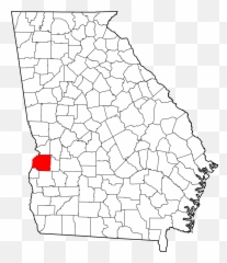 Map Of Georgia Highlighting Stewart County - Milledgeville Georgia On Map Emoji,Sh Emoji